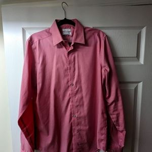 Calvin Klein Red Dress Shirt